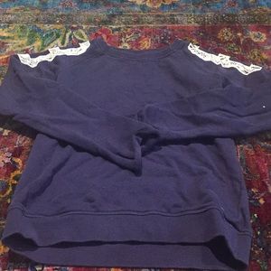 Purple long sleeves shirt